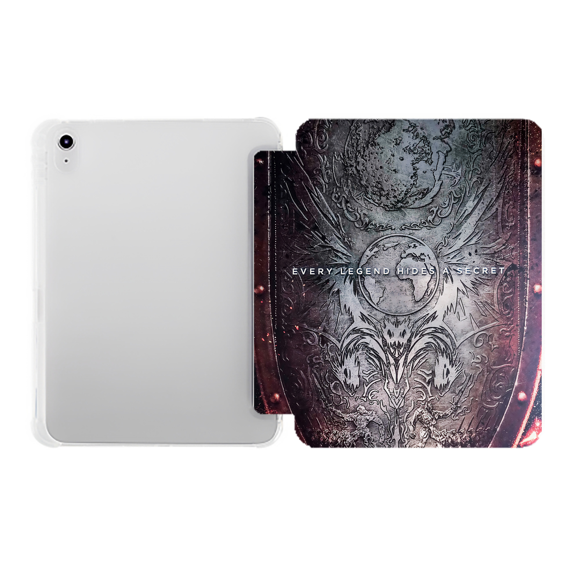 （画像用） Transformers トランスフォーマー IPad ケース ペン収納付き 三つ折りスタンド PUレザー×シリコン 対応機種9.5/10.5/10.9インチ